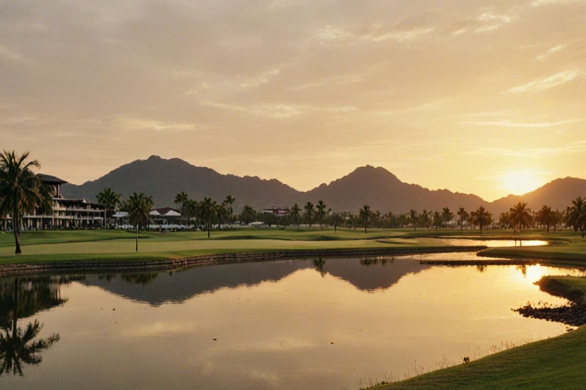 Hua Hin Golf Course Sunset